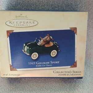 Hallmark Keepsake 1949 Green and White Gillham Sport Ornament